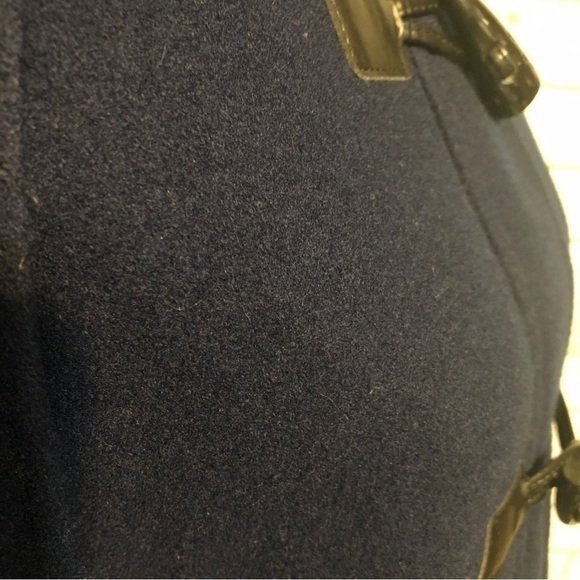 BCBGeneration women’s navy hoodie cape wool blend peacoat small - Picture 5 of 16